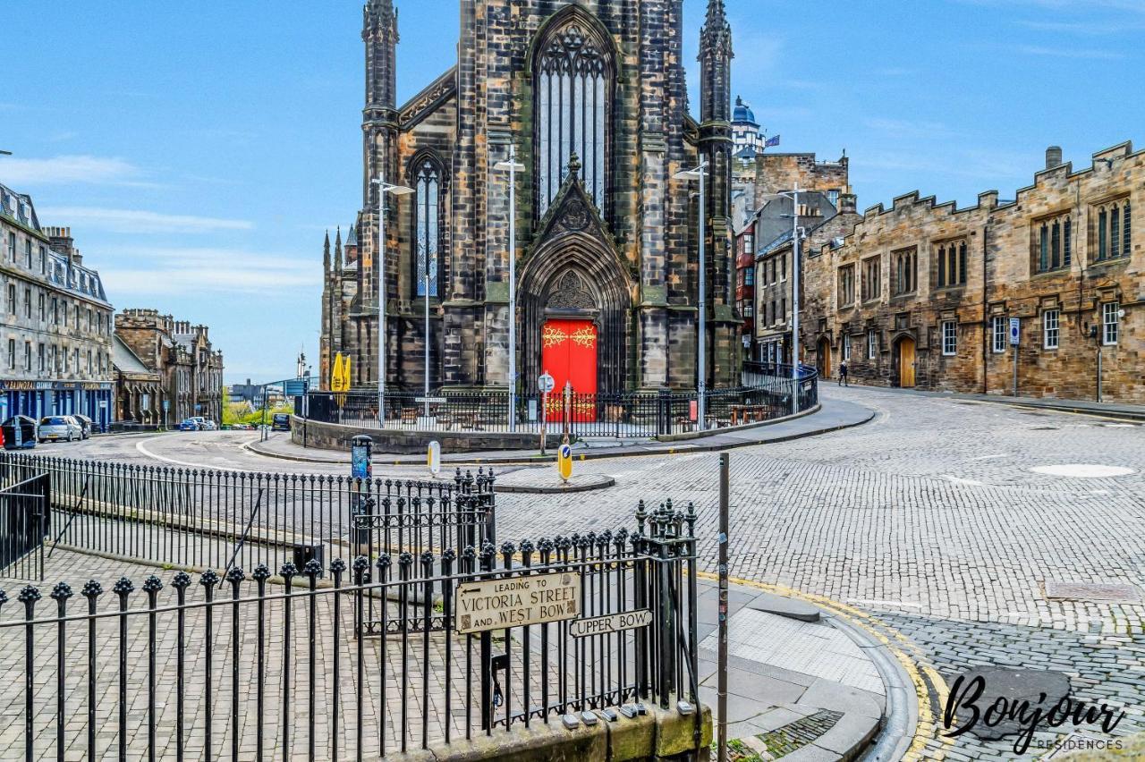 Royal Mile 3Br-2Ba, 1 Min To Castle - Free Parking & Zip Link Beds By Bonjour Residences Edinburgh Buitenkant foto